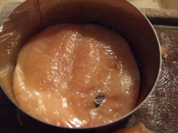 Tournedos de dinde aux pommes et oignons confit - Préparation etape 1