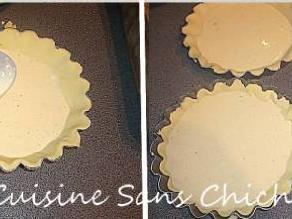 Tartelettes aux figues, roquefort et pignons de pin - Préparation etape 4