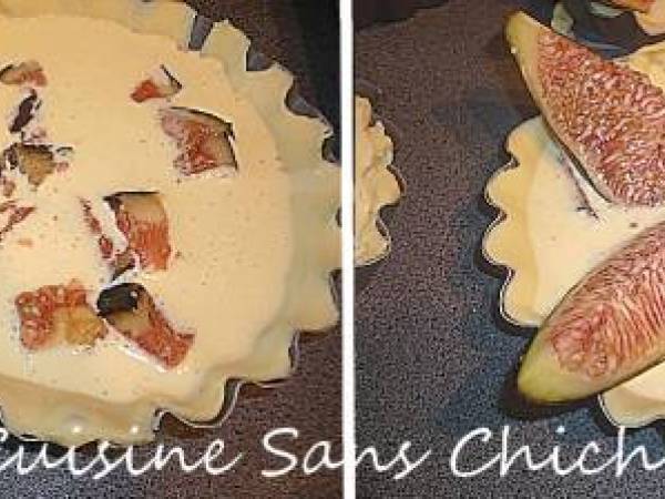 Tartelettes aux figues, roquefort et pignons de pin - Préparation etape 5