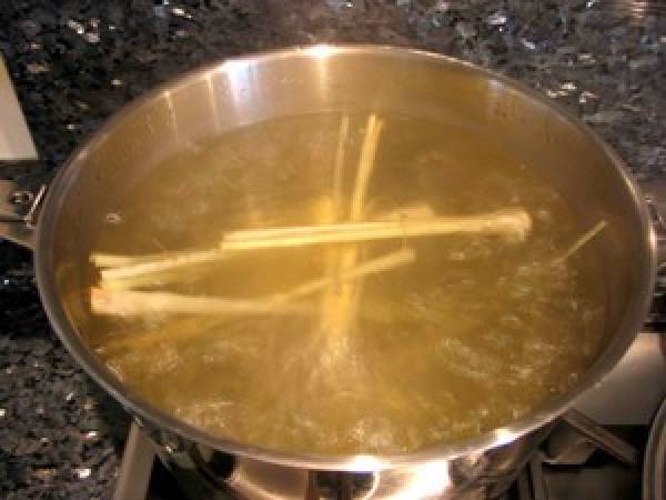 La salade de calamars de Station Gourmande - Préparation etape 1