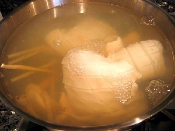 La salade de calamars de Station Gourmande - Préparation etape 2