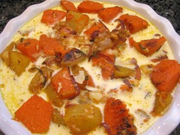 Un gratin de courge très spécial! - Préparation etape 5