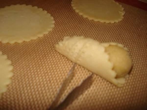 Cornets aux amandes en étapes - Préparation etape 4