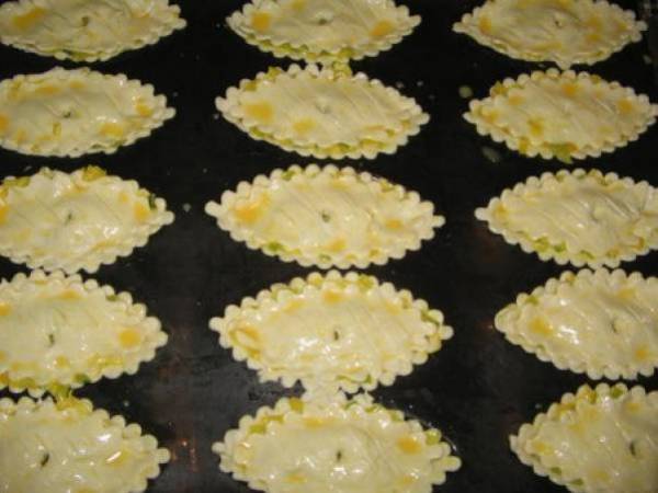 Tourtes aux poireaux et au saumon fumé et reunion flexipan - Préparation etape 5