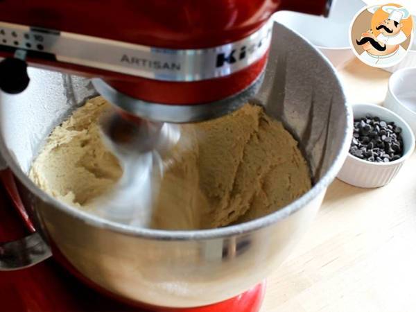 Cookies aux pépites de chocolat - Préparation etape 1