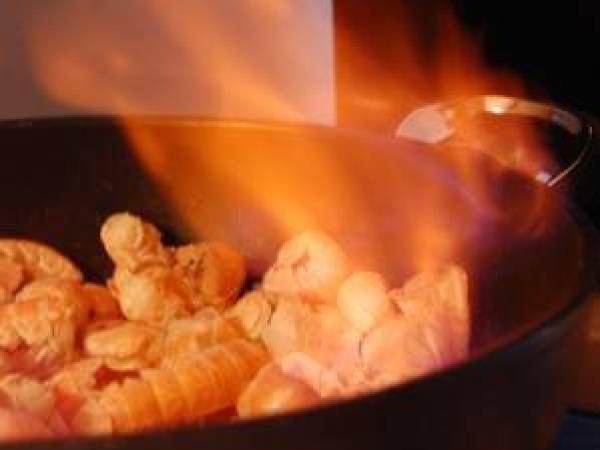 Langoustines à l'américaine... - Préparation etape 1