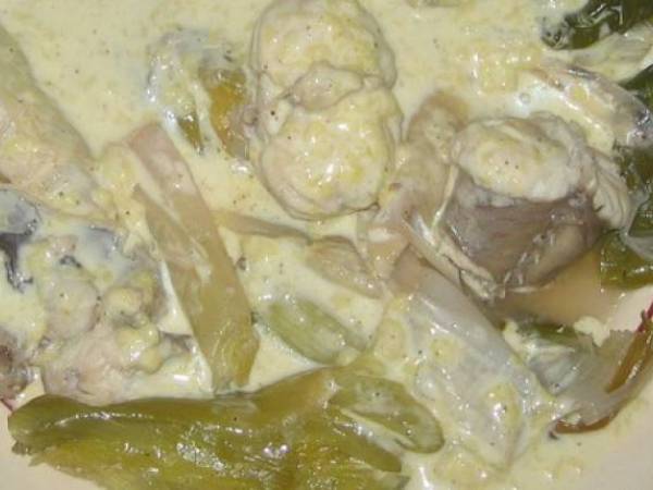 Bourride de lotte aux poireaux - Préparation etape 4