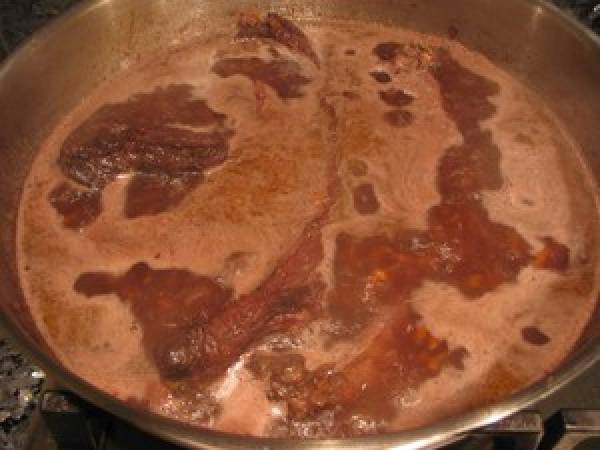 Côtelettes de sanglier, sauce poivrade à ma façon et purée de légumineuses - Préparation etape 5