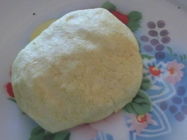 Mbessess ou harcha au miel + étapes - Préparation etape 3