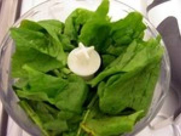 Saumon à l'oseille facile à la crème de soja - Préparation etape 1