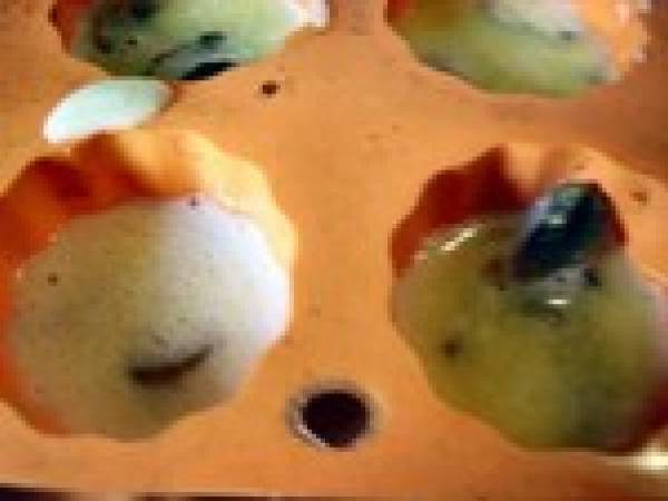 Cannelés aux fromage et aux champignons - Préparation etape 4