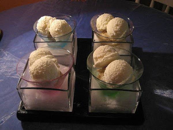 Sorbet à la neige, vraie de vraie neige - Préparation etape 1