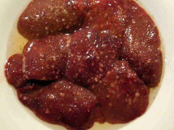 Terrine de foie de volaille - Geflügelleberterrine - Préparation etape 1