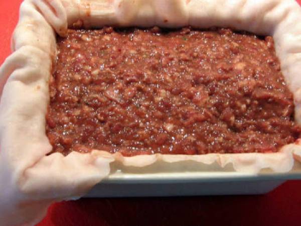 Terrine de foie de volaille - Geflügelleberterrine - Préparation etape 5