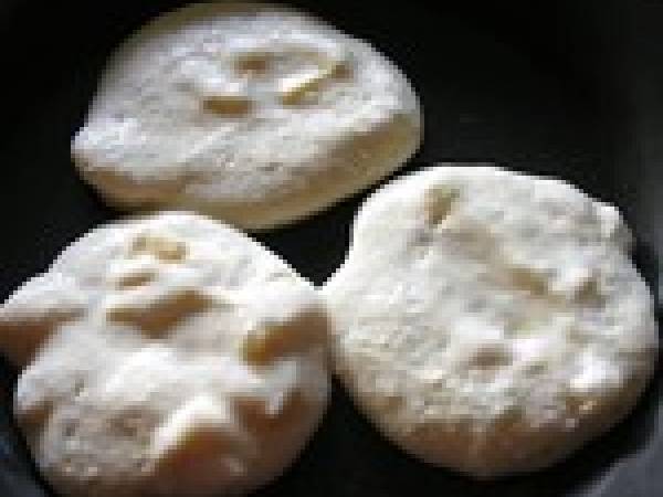 Pancakes à l'ananas ou à la banane - Préparation etape 5