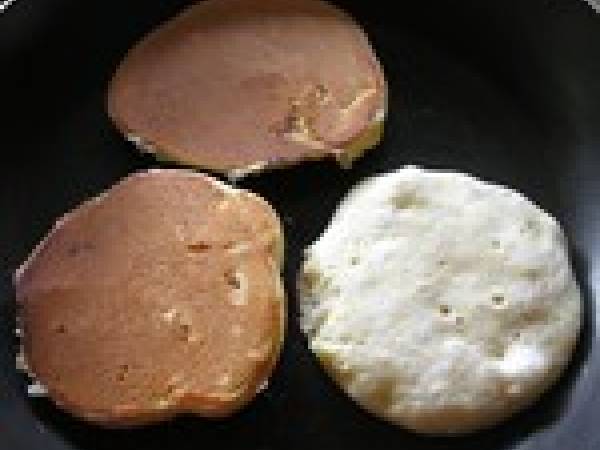 Pancakes à l'ananas ou à la banane - Préparation etape 6