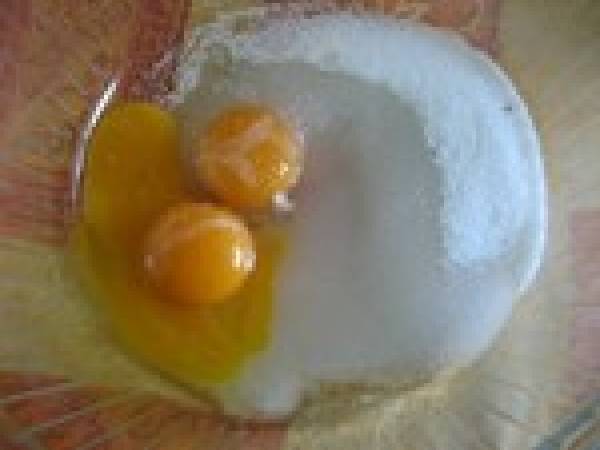 Biscuit caraïbe - Préparation etape 1