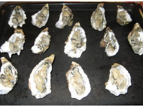 Huîtres gratinées au vouvray - Préparation etape 2