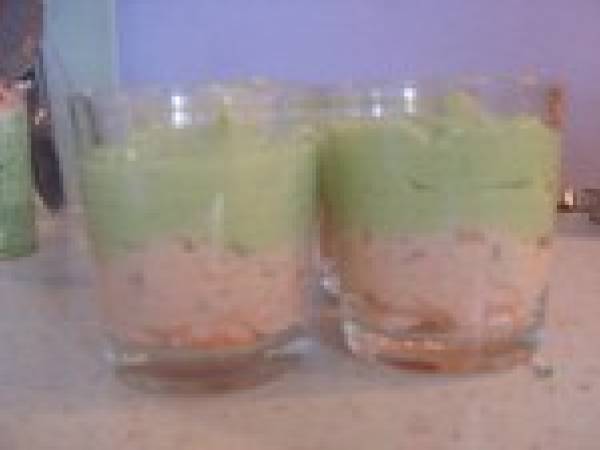 Duos de mousses d'avocat et saumon fumé - Préparation etape 4