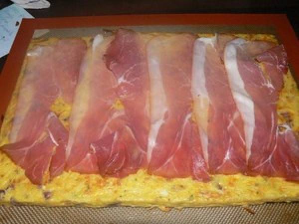 LA TARTIFLETTE ROULEE AU JAMBON DE BAYONNE - Préparation etape 5