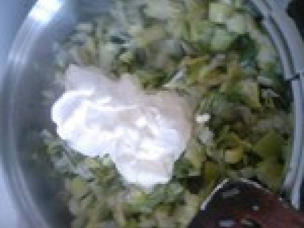 Quiche aux poireaux ou flamiche - Préparation etape 2