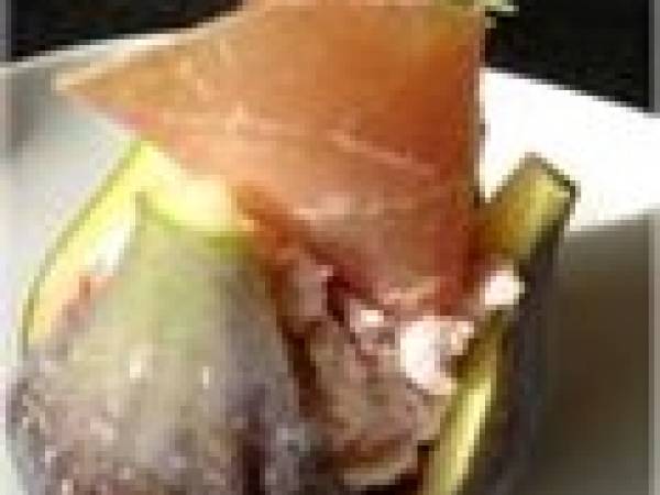 Courgette, chèvre frais et figues - Préparation etape 6