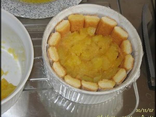 Charlotte aux fruits express - Préparation etape 3