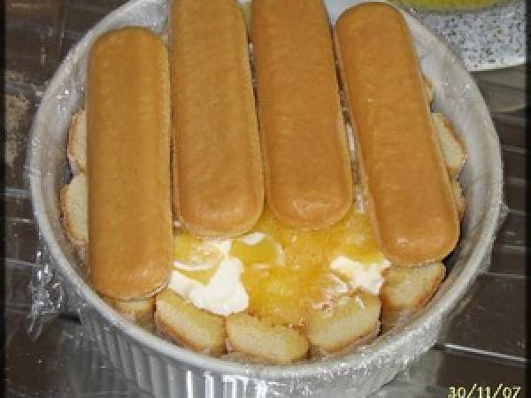 Charlotte aux fruits express - Préparation etape 4