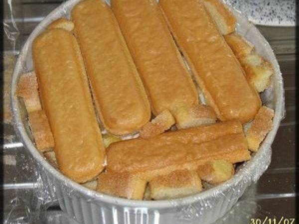 Charlotte aux fruits express - Préparation etape 6