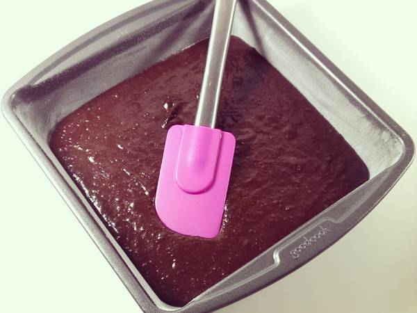 Fondant chocolat - noisette allégé (sans beurre et sans gluten) - Préparation etape 3