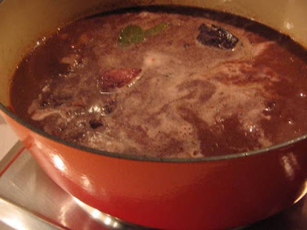 Sanglier aigre-doux - Wildschwein-Sauerbraten - Préparation etape 5