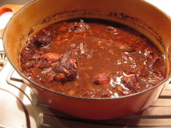 Sanglier aigre-doux - Wildschwein-Sauerbraten - Préparation etape 7