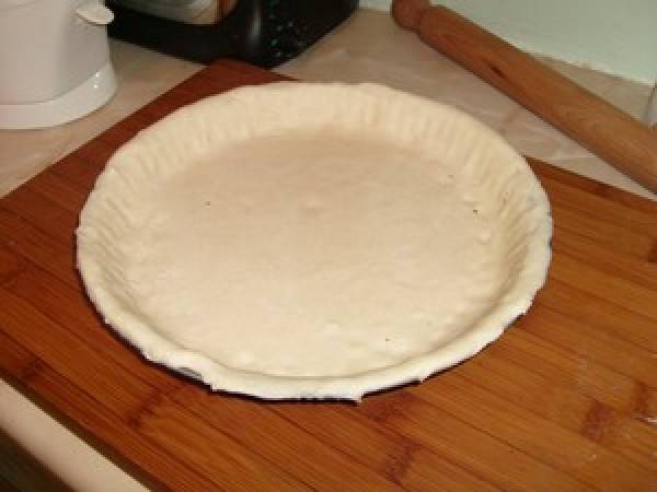 QUICHE aux courgettes et viande hachée - Préparation etape 1