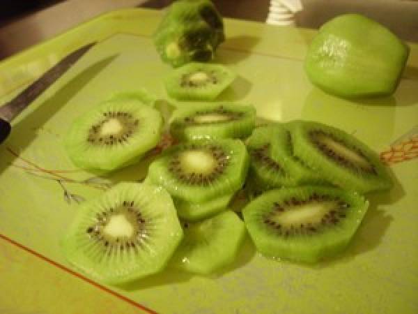 Tarte fine aux kiwis - Préparation etape 3