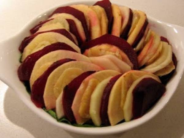 Gratin d'hiver au raifort - Wintergratin mit Meerettich - Préparation etape 2