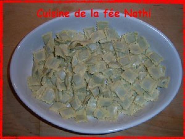 Gratin de ravioles au saumon fumé - Préparation etape 2