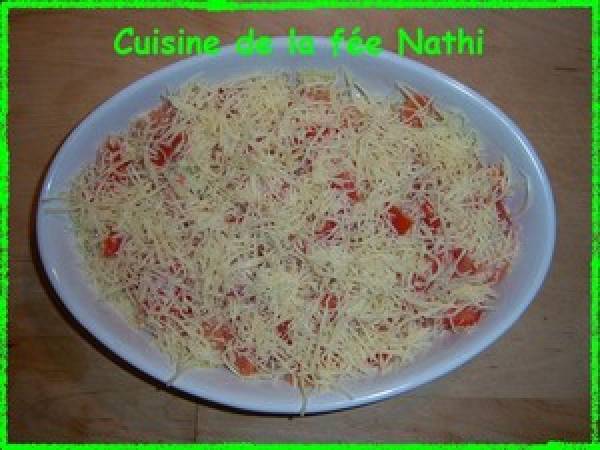 Gratin de ravioles au saumon fumé - Préparation etape 4