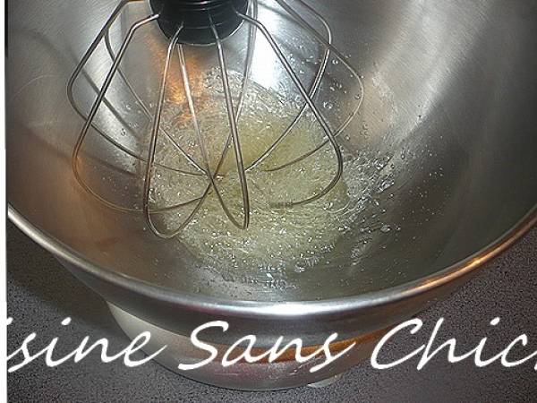 Macarons mojito à la meringue Italienne - Préparation etape 4