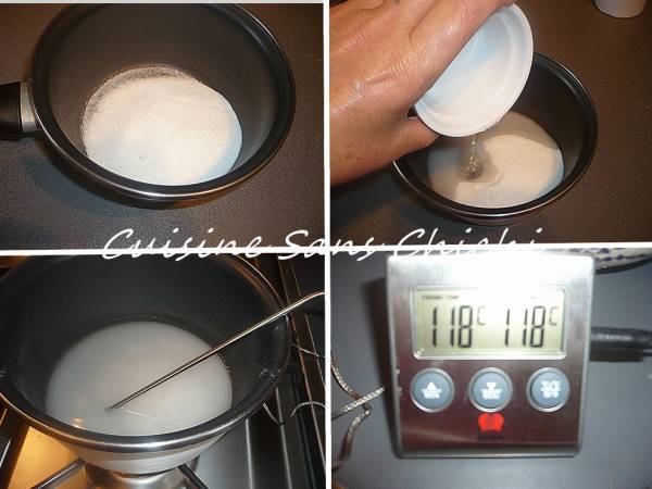 Macarons mojito à la meringue Italienne - Préparation etape 5