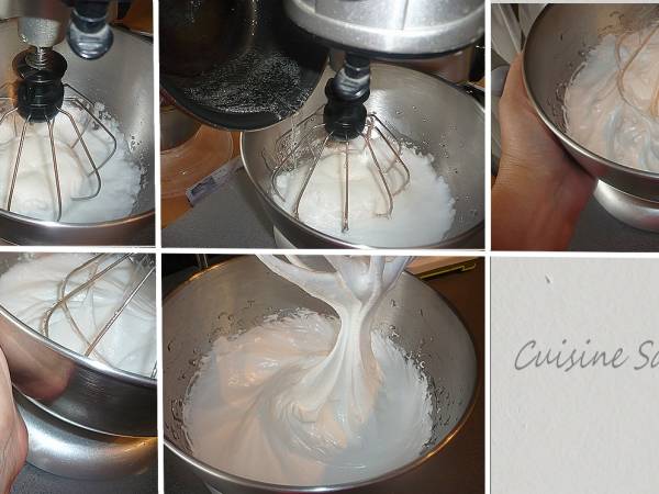 Macarons mojito à la meringue Italienne - Préparation etape 6