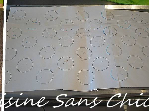 Macarons mojito à la meringue Italienne - Préparation etape 8