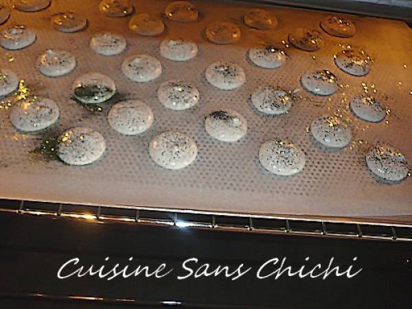 Macarons mojito à la meringue Italienne - Préparation etape 11