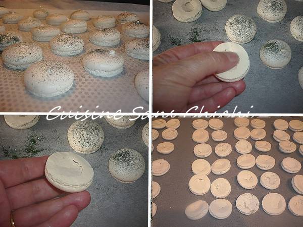 Macarons mojito à la meringue Italienne - Préparation etape 12
