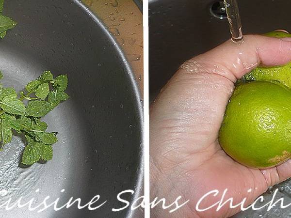 Macarons mojito à la meringue Italienne - Préparation etape 13