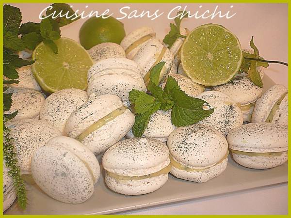 Macarons mojito à la meringue Italienne - Préparation etape 19