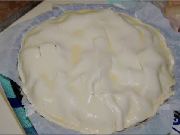 TOURTE PAYSANNE AU MUNSTER - Préparation etape 6