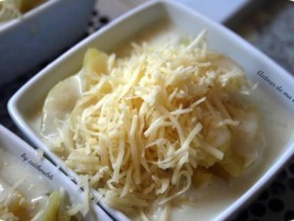 Gratin de pommes de terre individuel - Préparation etape 2