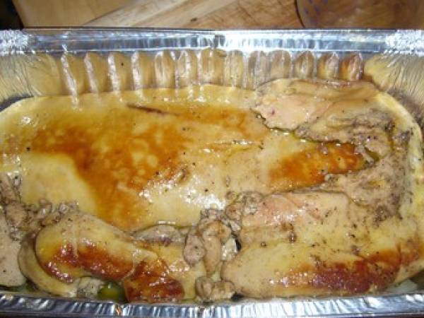 Terrine de foie gras aux poires, accompagnée de kumquats confits - Préparation etape 2