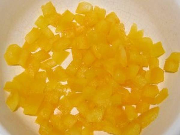 Salade festive de mâche au magret de canard fumé - Préparation etape 2