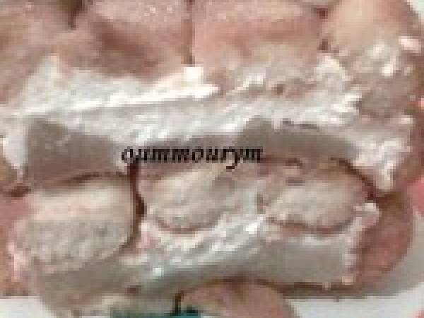 Ma bûche charlotte aux poires - Préparation etape 6